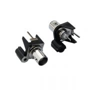 pcb射頻連接器50歐姆黑色塑膠外殼 絕緣直式母頭