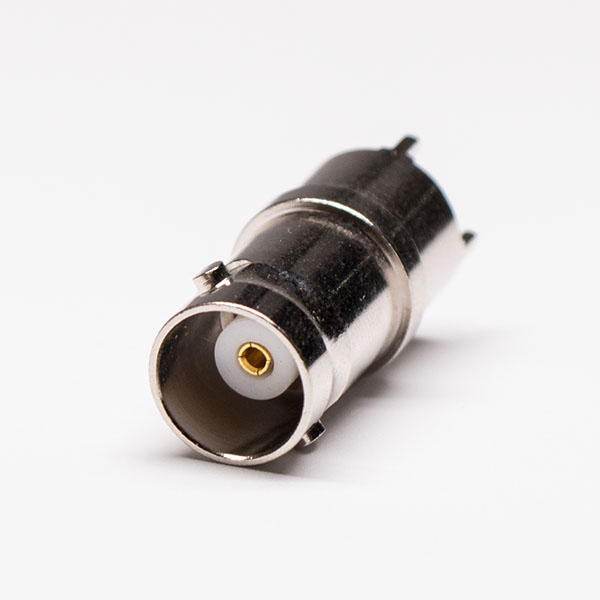 BNC母接頭同軸連接器直式PCB板端直插