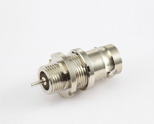 BNC50Ω連接器母頭直式PCB安裝插孔