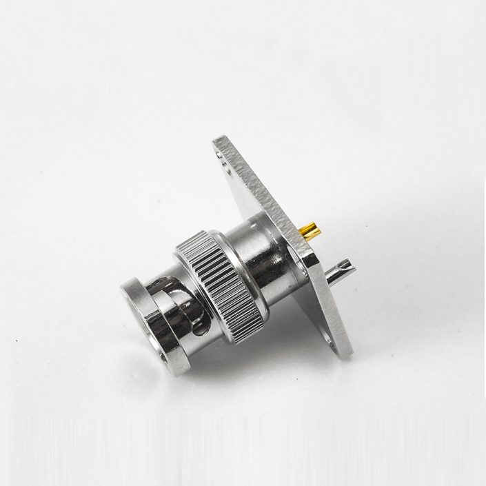 BNC 75歐姆直式公頭法蘭盤式座子 BNC 75歐姆直式公頭法蘭盤式座子