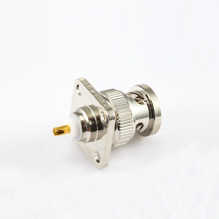 BNC 公頭直式法蘭盤式座子 BNC 公頭直式法蘭盤式座子