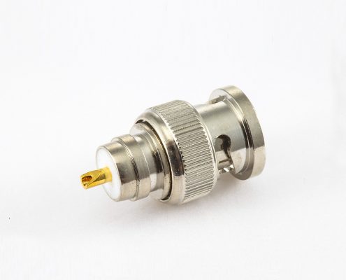 BNC連接器公頭直式螺母安裝式座子