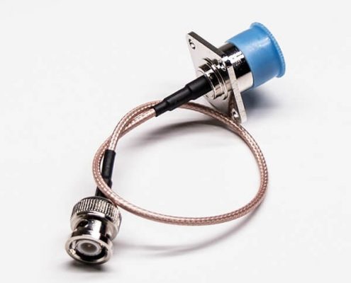 BNC公頭轉(zhuǎn)N型母頭四孔法蘭直式組裝線材