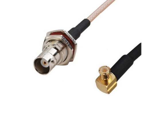 BNC線的信號(hào)線RG316組裝線材轉(zhuǎn)MCX彎公頭