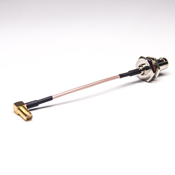 同軸線 BNC母頭直式大六角防水轉(zhuǎn)彎式母頭SMA接RG 316