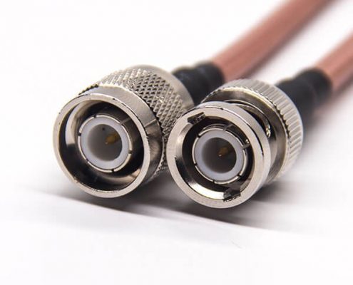 帶線(xiàn)BNC接頭180度公頭直式轉(zhuǎn)TNC 公頭直式射頻線(xiàn)接RG142