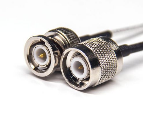 BNC公頭直式轉TNC公頭直式同軸線纜接RG316