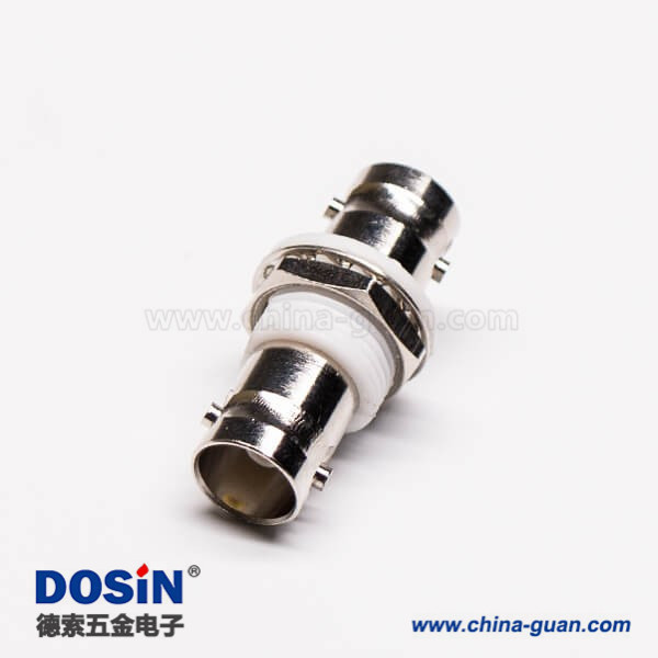 bnc轉(zhuǎn)接頭母轉(zhuǎn)母穿墻直式接PCB板連接器 bnc轉(zhuǎn)接頭母轉(zhuǎn)母穿墻直式接PCB板連接器