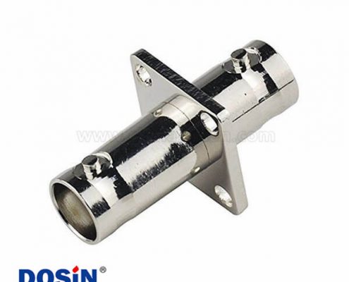 BNC母轉(zhuǎn)母雙通直通 高頻 帶法蘭盤(pán) 射頻轉(zhuǎn)接頭50歐姆