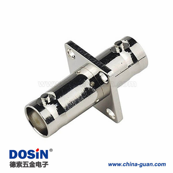 BNC母轉(zhuǎn)母雙通直通 高頻 帶法蘭盤(pán) 射頻轉(zhuǎn)接頭50歐姆 BNC母轉(zhuǎn)母雙通直通 高頻 帶法蘭盤(pán) 射頻轉(zhuǎn)接頭50歐姆